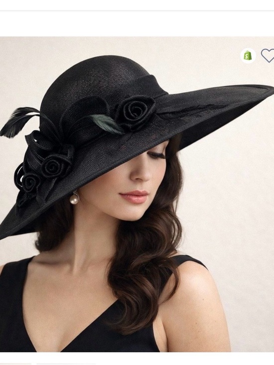 Flower Kentucky Derby Oversized Hat
